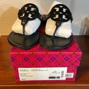Tory Burch slightly worn Miller Calf Leather sandal size 8.5